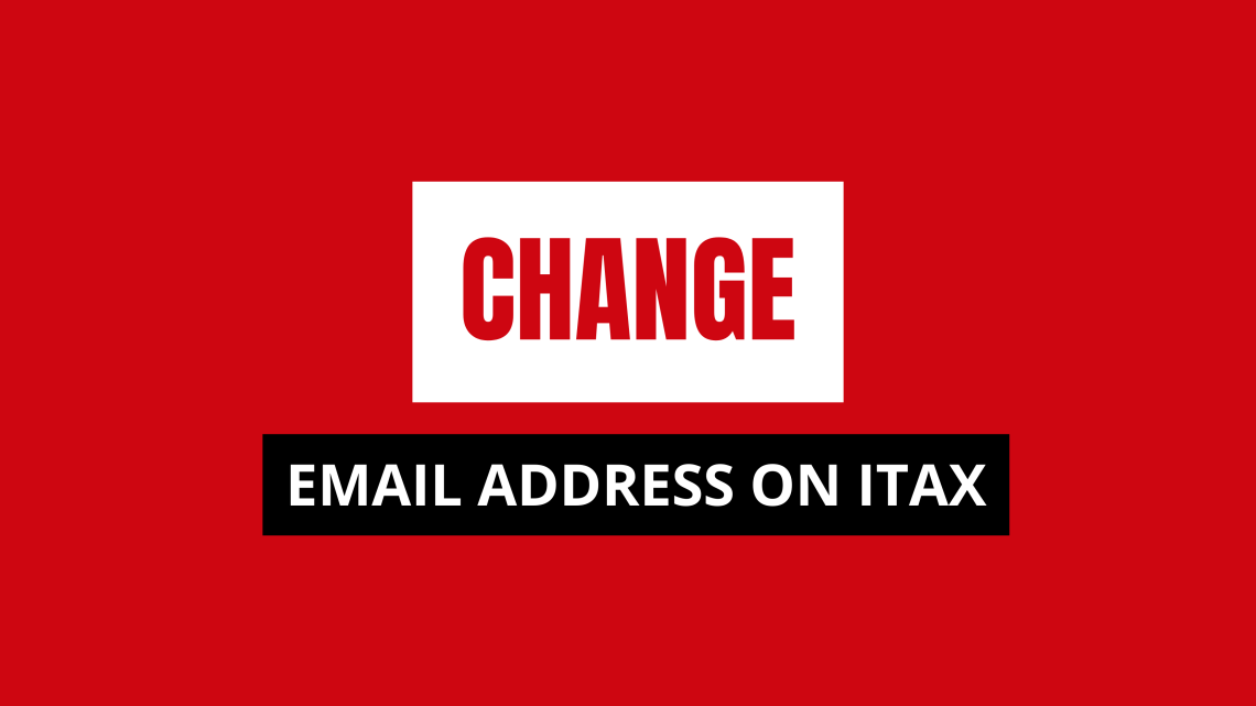 change email address on itax