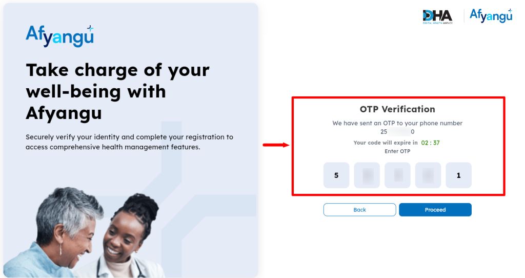 Enter OTP Verification Code