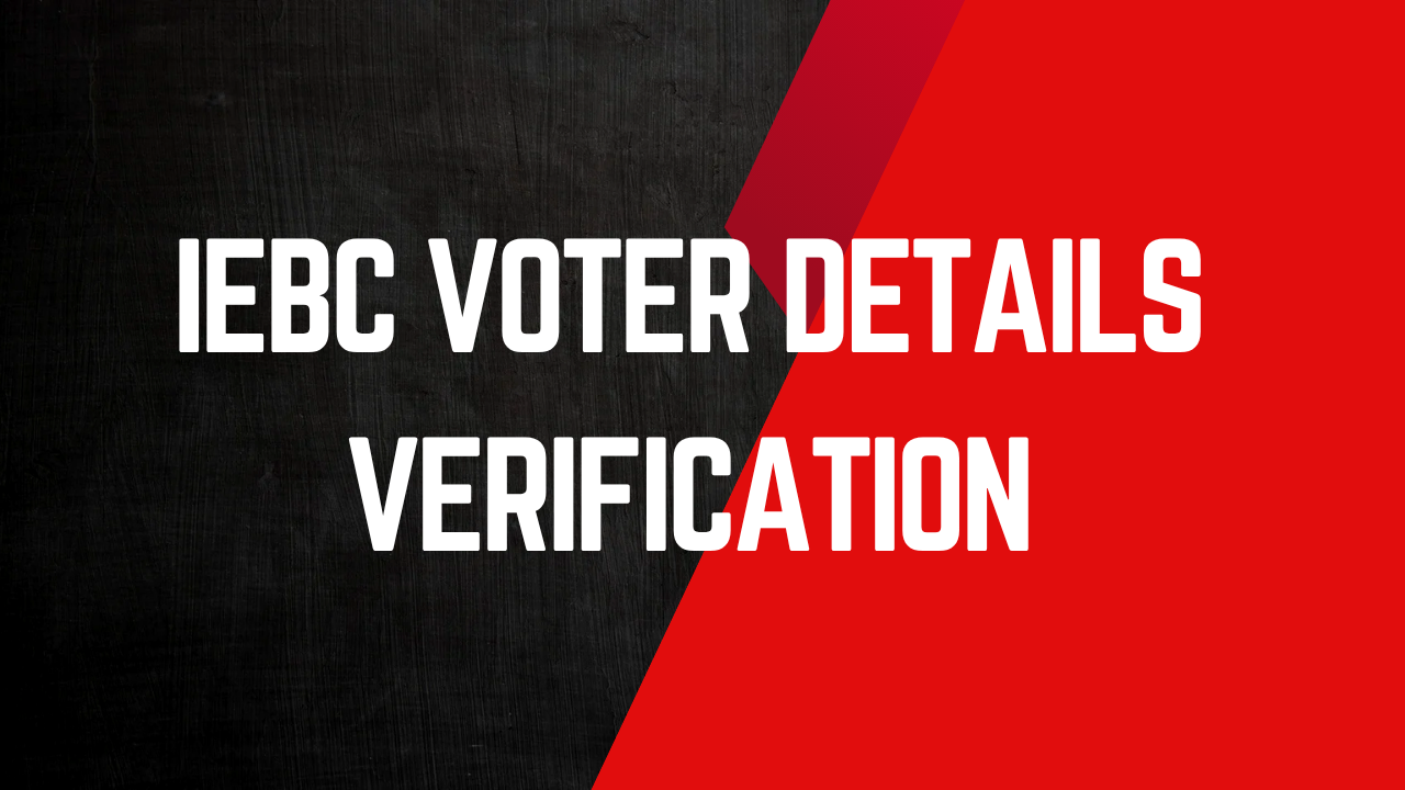 IEBC Voter Details Verification