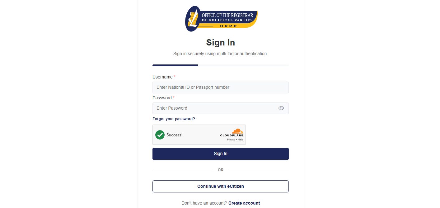 ippms password reset successful